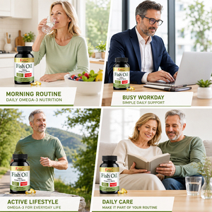 Fabricante Mayorista de Suplementos de Aceite de Pescado Shecome con Omega 3 EPA y DHA para el Apoyo a la Salud del Corazón, 180 Cápsulas Blandas de Aceite de Pescado - Product Image 2