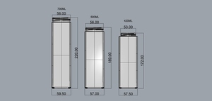 Bán buôn 420ml 500ml 700ml nhựa chai nước trái cây tái sử dụng ép chai rõ ràng uống container - Product Image 6