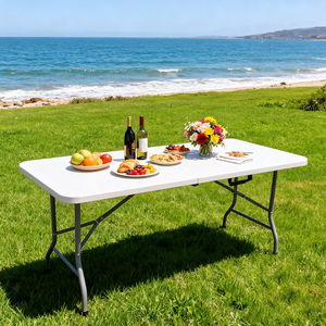 Matériaux de qualité supérieure, <span class=keywords><strong>banc</strong></span> de travail portable, <span class=keywords><strong>table</strong></span> pliante en HDPE, <span class=keywords><strong>table</strong></span> pliante réglable - Product Image 3