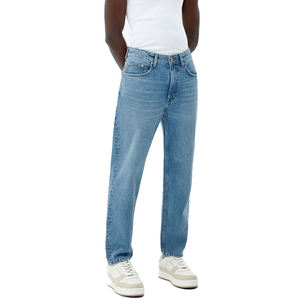Jeans ajustados para hombre con logotipo personalizado, fabricantes de pantalones vaqueros 100% algodón, pantalones ajustados para mujer, jeans casuales para hombre de alta calidad - Product Image 5