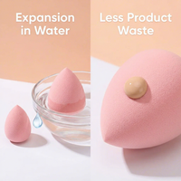 Éponge de Maquillage Beauté à Marque Blanche, Douce et Sans Latex, pour Fond de Teint Liquide, Utilisation Humide et Sèche, Logo Personnalisé – Meilleure Vente