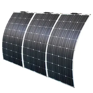 Fabricante ACTECmax, Panel Solar Flexible de 240W para coche, camión, Tractor, techo, aire acondicionado, Enfriador de estacionamiento, Panel Solar de celda de energía