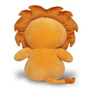 Peluche criniera arruffata splendida piccola coda rosa minuscole zampe per bambini peluche marrone sicuro cartone animato leone africano 10 pollici vendita calda giocattolo leone - Product Image 2