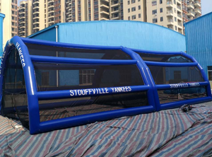 Rete da Lancio Gonfiabile per Baseball, Tenda Gonfiabile per Battuta, Gabbia da Battuta Gonfiabile Ermetica per Baseball - Product Image 6