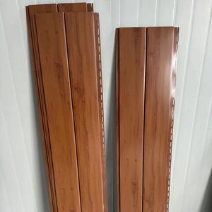 Thiết kế gỗ giấu thông hơi nhôm soffit 2-Panel 14inch Chiều rộng phong cách hiện đại bền cho căn hộ và biệt thự - Product Image 2