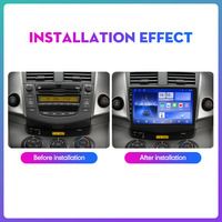 Untuk Toyota RAV4 2007-2012 perangkat Headunit Radio Double 2 Din octa-core Quad Stereo mobil Android navigasi GPS Carplay