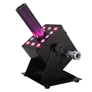 Disko Panggung Efek Adjustable Sudut 12 Led RGB Lampu 8-10 Meter DMX512 Co2 Jet Haze Machine Tahap