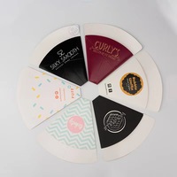 Emballage de crème glacée triangle en carton jetable de qualité alimentaire pour pizza oeuf bulle gaufre support d'emballage cône de crêpe pour sushi