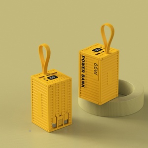 แบตสำรองคุณภาพดี 20000 มิลลิแอมป์ชั่วโมง ชาร์จเร็วฉุกเฉิน พอร์ต USB คู่ พร้อมไฟ LED แบตเตอรี่ลิเธียมโพลิเมอร์ สำหรับโทรศัพท์มือถือ - Product Image 2