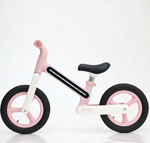 Vélo d'équilibre pour bébé de 12 pouces, nouveau style pour enfants, 3-5 ans, cadre en nylon, frein au pied, couleur personnalisée, Rahmory LM-003 - Product Image 1