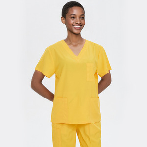 त्वरित शुष्क खिंचाव डोबी यूनिसेक्स पॉली/कपास स्पैन्डेक्स लुइससेबल छोटे लंबे पैंट ठोस रंग अस्पताल सेट करता है - Product Image 2