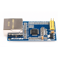 Module réseau Ethernet W5500, carte de développement de pilotes 51 avec stack de protocoles TCP/IP matériel, carte de développement réseau