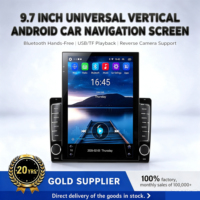 Nouveau Lecteur DVD Android 9,7 Pouces à Écran Vertical Intelligent avec Navigation et Carplay Tout-en-un pour Voiture - Modèle 2026