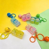 Porte-clés Anime en silicone électroplaqué pour clavier mécanique anti-stress, petit cadeau pour voiture, étanche et tendance