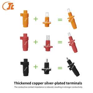 1500Vストレートコネクタ <span class=keywords><strong>Amphenol</strong></span>製コネクタプラグ 300Aバッテリーコネクタ IP67防水コネクタ 太陽光発電システム用 - Product Image 3