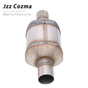 Tubo de Escape Delantero de Repuesto, Entrada y Salida de 2 Pulgadas, Cuerpo de 4.88x4 Pulgadas, Longitud Total de 11.81 Pulgadas, Euro 3, Convertidor Catalítico - Product Image 1