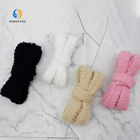 Usine directe 15mm lacets plats en peluche Noël coloré Ins élégant large Design Durable Polyester matériel moelleux Look flou