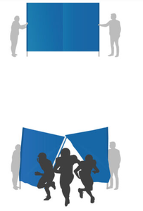 Customized Breakaway <b>Banners</b> Sports Run Through Breakaway <b>Banner</b> Perfect for Any Sport or Athletic Event - Product Image 2