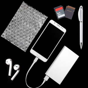 Bolsa protectora de burbujas transparente de espuma a prueba de golpes engrosamiento de corte al ras de doble pared pequeña para acolchar envío - Product Image 5