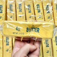 YIWUPOWER 13.5cm PU Wet Soft Butter Stick Milk Bar Slow Rising Squishy Strawberry Butter Block Fidget Stress Relief Squeeze Toy
