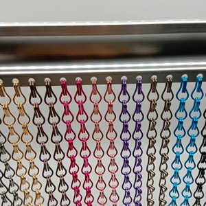 Catena Decorativa <span class=keywords><strong>a</strong></span> Doppio Gancio in <span class=keywords><strong>Rete</strong></span> <span class=keywords><strong>Metallica</strong></span> per Decorazione d'Interni e Facciate Continue - Product Image 5
