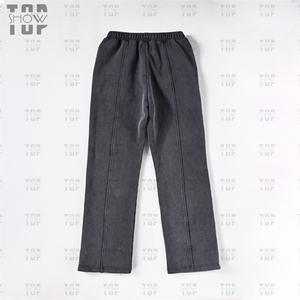 Pantalones Deportivos de Algodón 100% para Hombre, Estilo Holgado, Pierna Recta, Corte Ancho, Personalizables con Logotipo - Product Image 2