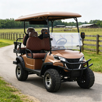 Carrito de Golf Eléctrico Rainbow con Caja de Carga Trasera Adicional, 72V Litio, 4 Plazas, Buggy de Golf Eléctrico con Almacenamiento Extra, 5kw, Lujo, EE. UU.