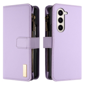 Étui en cuir PU à rabat avec fermeture éclair pour Samsung Galaxy <span class=keywords><strong>Z</strong></span> Fold 5/ <span class=keywords><strong>Z</strong></span> Fold <span class=keywords><strong>4</strong></span>, étui portefeuille pour Galaxy <span class=keywords><strong>Z</strong></span> Fold 3/Fold 6 - Product Image 3