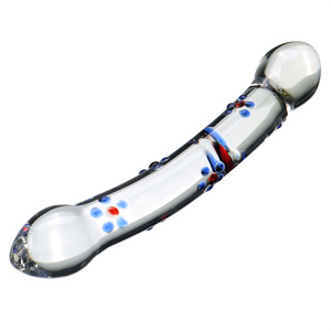 Nieuwe Transparant Glas Pruimenbloesem <span class=keywords><strong>Dildo</strong></span> Volwassen Vrouwen Mannen Paar Plezier Masturbatie Anale Plug Een Stuk Dropshipping Model 0314 - Product Image 5