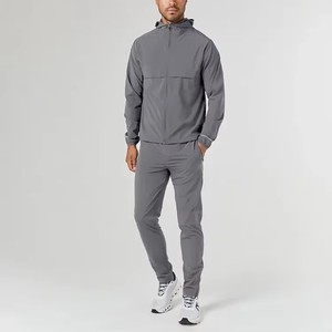 Tùy Chỉnh Theo Dõi Phù Hợp Với Jogger Đặt Người Đàn Ông Trọng Lượng Nhẹ Không Thấm Nước Trang Phục Áo Gió Tracksuit Cho Nam Giới Thiết Lập - Product Image 1