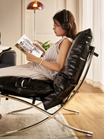 Fauteuil d'appoint capitonné en cuir véritable pleine fleur huilé vintage pour villas de luxe, hôtels et petits espaces commerciaux
