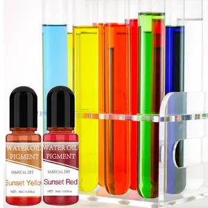 Hoge Kwaliteit Waterolie 15 Kleuren Water Olie Kleur Pigment Kleurstof Ijzeroxide Organische Diy