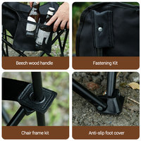 Profitez de l'usine Offre Spéciale Camping Chaise pliante Chaise de camping pliable extérieure