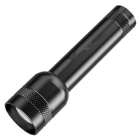 Mini lampe torche LED avec zoom, rotation à 360 degrés, portée du faisceau de 50 à 100 m, charge USB, en alliage d'aluminium, utilisation d'urgence
