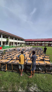 Muebles escolares de Filipinas, escritorio <span class=keywords><strong>y</strong></span> silla para el aula, conjunto de mesa <span class=keywords><strong>y</strong></span> silla para estudiantes de <span class=keywords><strong>primaria</strong></span>/<span class=keywords><strong>secundaria</strong></span> - Product Image 4