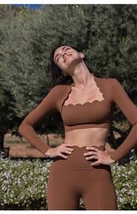 2025 nuevo conjunto de Yoga de manga larga de alta calidad para mujer, ropa deportiva personalizada para mujer - Product Image 6