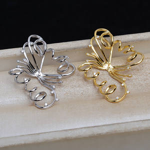 S925 Silver Pendant Base DIY Pearl Accessory Holder for 15-16 Inch Jewelry <b>Concealer</b> Bottom Holder Empty Semi-Finished Product - Product Image 2