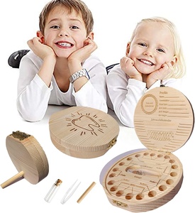 Caja <span class=keywords><strong>de</strong></span> madera para Hada <span class=keywords><strong>de</strong></span> <span class=keywords><strong>los</strong></span> <span class=keywords><strong>dientes</strong></span>, soporte <span class=keywords><strong>de</strong></span> recuerdo para <span class=keywords><strong>dientes</strong></span> <span class=keywords><strong>de</strong></span> bebé para niños, grabado <span class=keywords><strong>de</strong></span> estilo rústico tallado a mano - Product Image 1