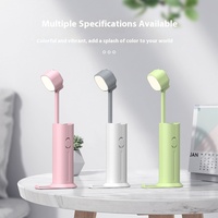 Lampe de bureau LED rétractable rechargeable portable en gros pour la maison, bureau, salon, protection des yeux, éclairage de lecture pour les voyages