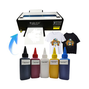 ชุดหมึก DTF คุณภาพสูงใหม่ 100 มล. พรีเมียม CMYK + ขาว ไม่มีตะกอน สำหรับเครื่องพิมพ์ DTF ขนาดเล็ก และการใช้งานแบบม้วนต่อม้วน - Product Image 4