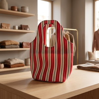Sac fourre-tout tendance pour l'extérieur, sac de haute couture avec fermeture éclair, fabriqué en nylon recyclé, sacs à main fabriqués en Inde, faits à la main, écologiques