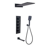 Robinet de douche en laiton Koala KS-3004, haute qualité, moderne, à température constante, 4 fonctions, monocommande, avec cartouche céramique en bronze – Vente chaude