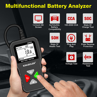 Probador de batería de coche Kingbolen BM550 OBD 2 6V 12V 24V Probador de voltaje Analizador de batería automático Máquina de diagnóstico para todos los coches