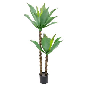 Tanaman agave buatan tropis untuk dekorasi taman, tanaman agave buatan, pohon bonsai artifisial, <span class=keywords><strong>ornamental</strong></span> mewah, untuk dekorasi taman dalam dan luar ruangan