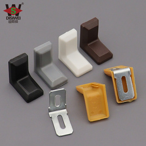 Support d'angle en plastique en forme de L Disiwei, 90 degrés, pour fixation d'étagères de meubles - Product Image 2