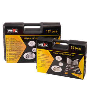 BISON (CHINE) – Kit combiné de douilles à cliquet 37 pièces, entraînement 1/2 po, 72 dents, 8-32 mm, douilles métriques pour bougies d'allumage, ensemble d'outils de réparation automobile - Product Image 4