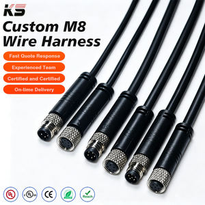 Conector Circular Impermeable Multipin M12 M8 M5 M4 de 3, 4 y 6 Pines con Bloqueo de Rosca IP67 para Dispositivos de Instrumentación - Product Image 1