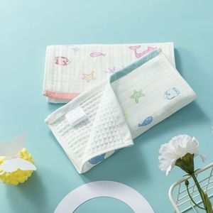 Toalla infantil Cotton Love de gasa de algodón puro, 25x50cm, estampado de dibujos animados, suave y absorbente, M4011 - Product Image 3