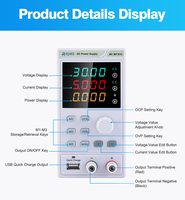 Mini Alimentation DC programmable 30V 5A ETOMMENS-MP305, Source compacte pour test LED en laboratoire et sur ligne de production industrielle