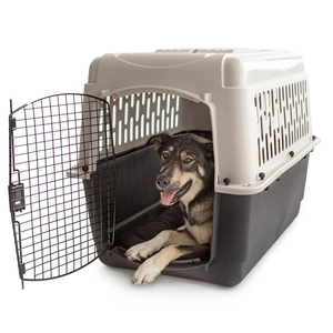 Puerta de alambre aprobada por la aerolínea portátil Pet Puppy Kennel Dog Travel Cage Crate - Product Image 1